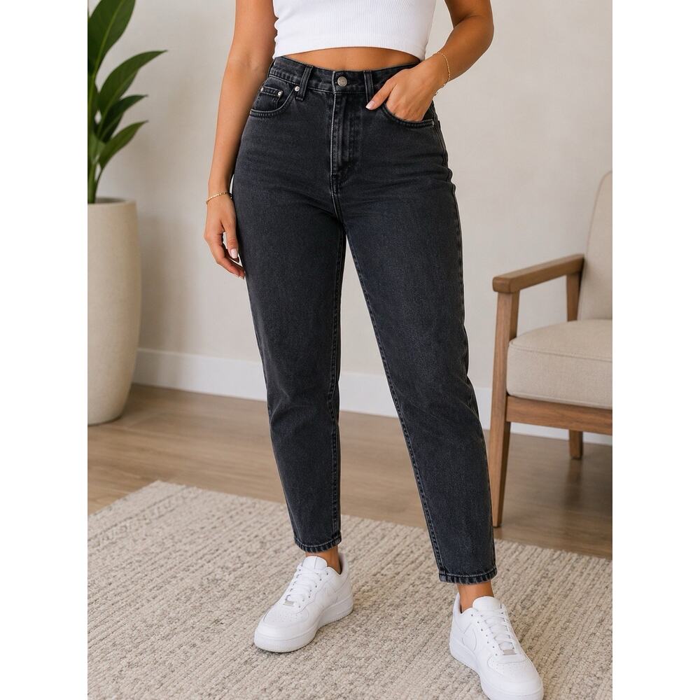 Jordache Jeans Vintage High Waist Women’s Jeans Size 7 / 8 Retro Denim Black
